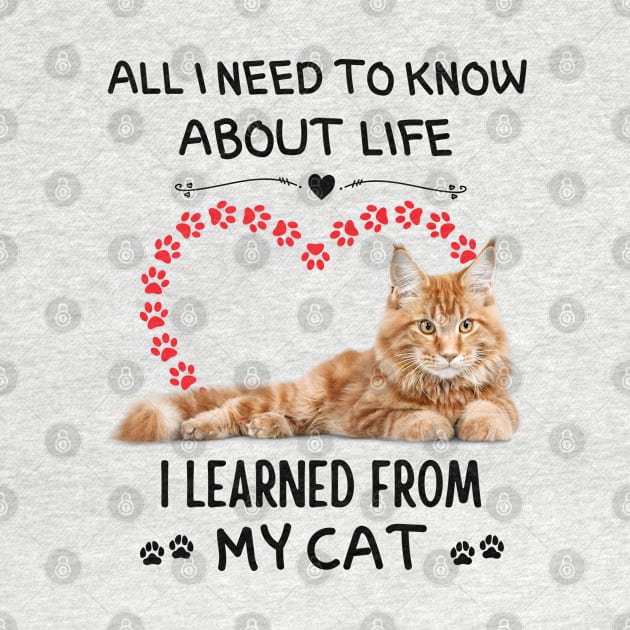 All I Need To Know About Life I Learned From My Cat by Prossori